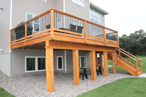 Concrete Patio and Deck