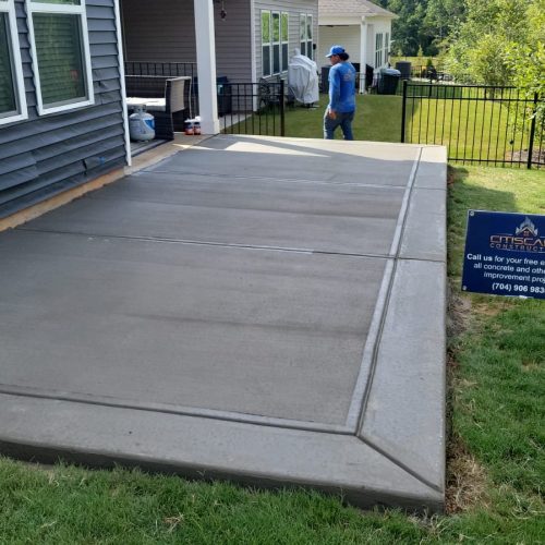 Concrete Patio Project 1 | Citiscape Concrete